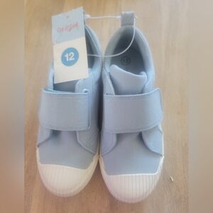 Kids Size 12T Blue Velcro Sneakers. Cat & Jack